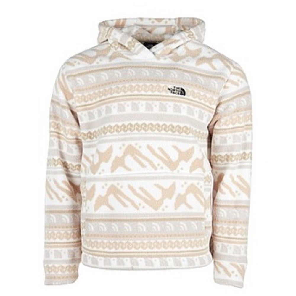 North Face Campshire Mountain‎ Fair Isle Men L Relaxed Fit Hoodie Fleece